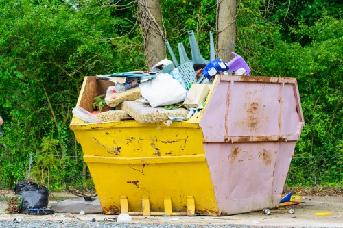 Professional team conducting office clearance in Guildford