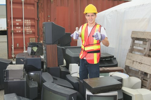 Satisfied clients after house clearance in Guildford